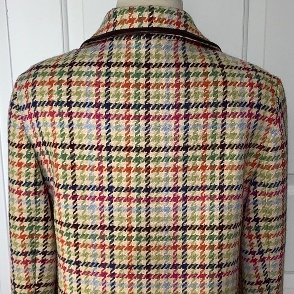Coach Tattersall Hampton Tweed Wool Coat. Size S. EUC - Picture 7 of 14